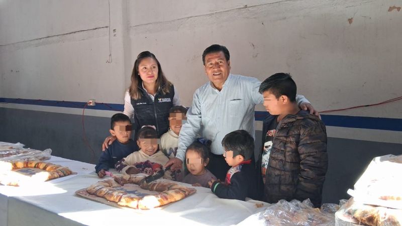 En Xaloztoc celebramos el Día de Reyes con una jornada dedicada a la niñez